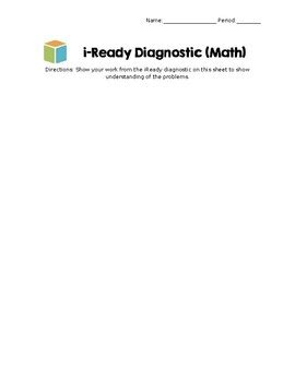 Image result for Math Iready Work