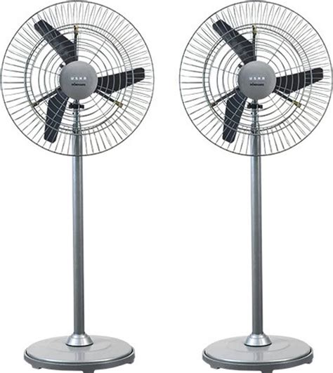 USHA DOMINAIRE, 1440RPM, pack of 2 750 mm 3 Blade Pedestal Fan Price in ...