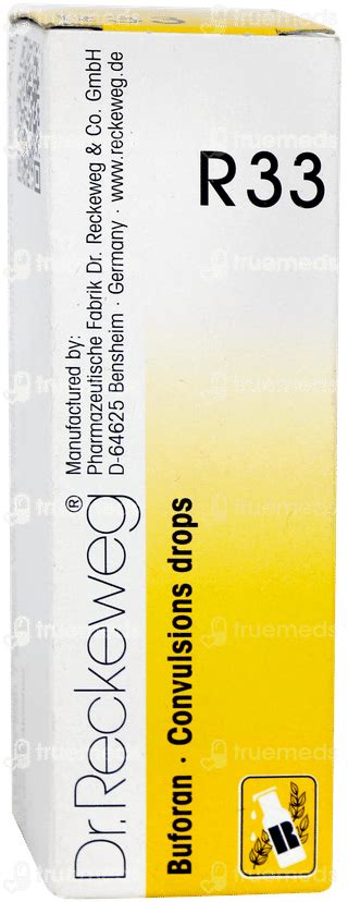 Dr Reckeweg R33 Epilepsy Drop 22 Ml - Uses, Side Effects, Dosage, Price ...