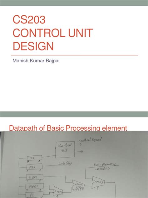 Control Unit Design | PDF | Computer Science | Computer Hardware