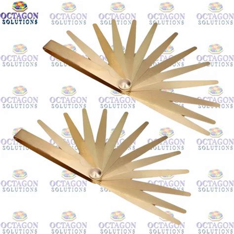 Feeler Gauge - 20 blades Brass Manufacturer from New Delhi