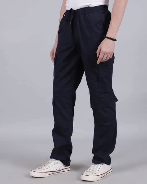 Buy Navy Trousers & Pants for Men by Shein Online | sheinindia.in