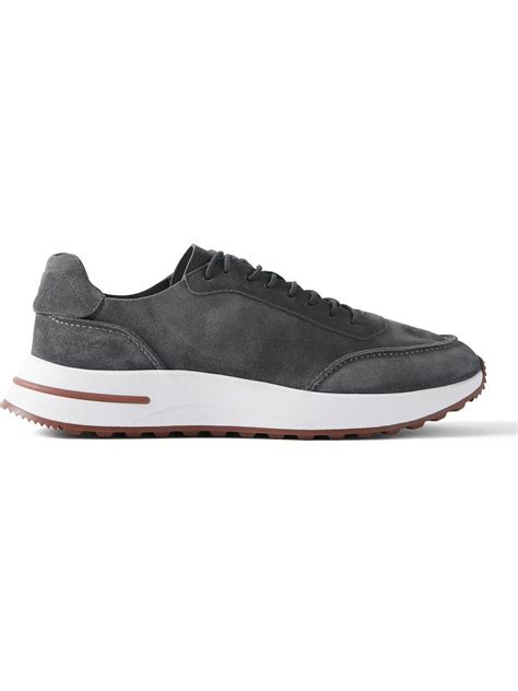 Loro Piana - Weekend Walk Suede Sneakers - Gray Loro Piana