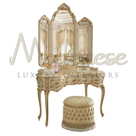 Elegantly Crafted Victorian Style Dressing Table | Modenese Furniture