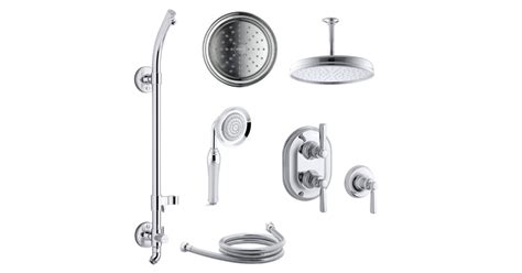 Kohler K-BANCROFT-SMS17HR-4E-CP Bancroft Thermostatic HydroRail Eco ...