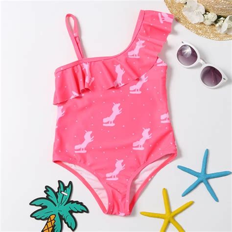 Unicorn Wave Girls Swimsuit | Available On The Mom Store