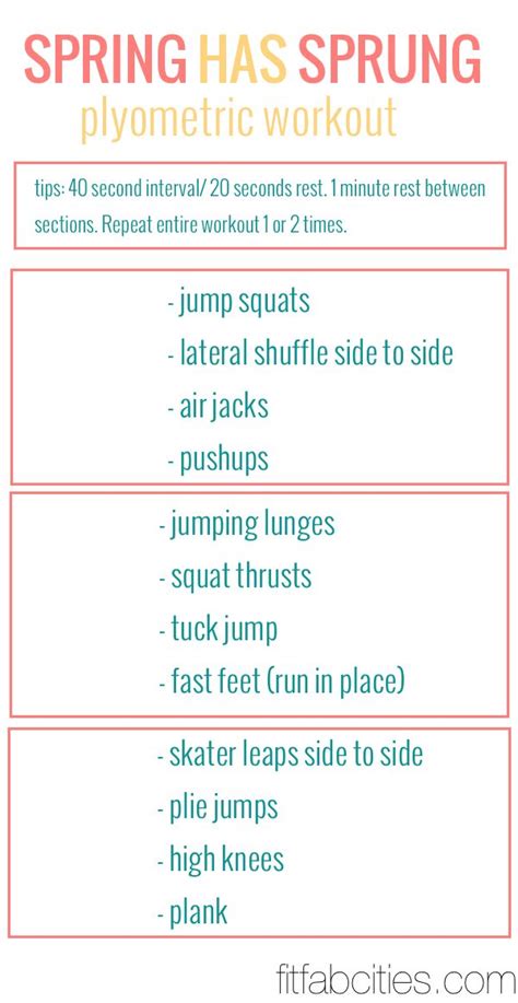 Image result for Spring Workout