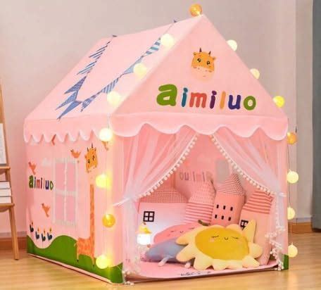Buy Jumbo Size Light Weight Kids Play Tent House for 3-13 Year Old Kids ...