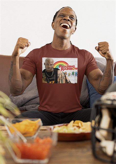 MEME DMX Reading Rainbow Funny - Unisex Jersey Short Sleeve Tee, Comfy ...