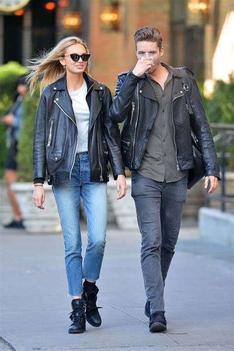 ROMEE STRIJD and Her Boyfriend Laurens Van Leeuwen Out and About in New ...