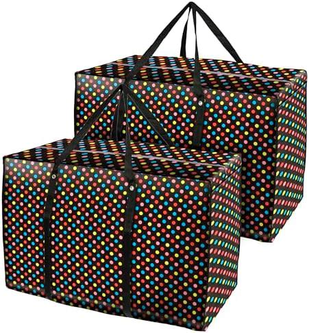 Storite 2 Pack Nylon 85 L Moisture Proof Multi-Purpose Underbed Storage ...