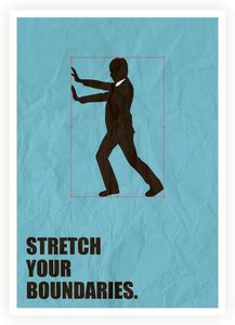 Stretch Your Boundaries Business Quotes Paper Print - Quotes ...