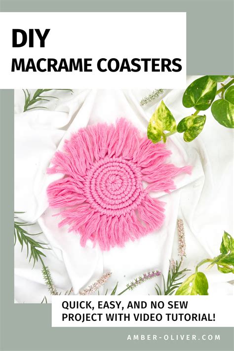 Making Macrame Coasters 的图像结果