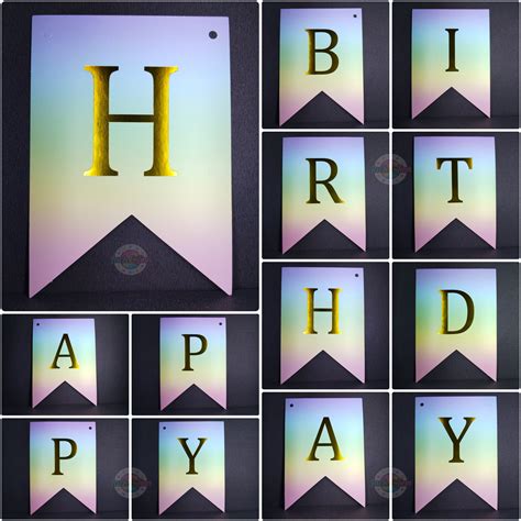 Happy Birthday Banner Bunting - Pastel Multi Color – Jack&Jinn