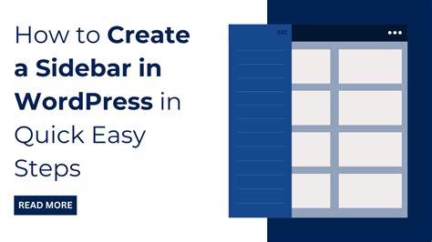 How to Create a Sidebar in WordPress in Quick, Easy Steps