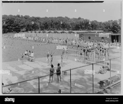Saxon Woods Bathing Pool, White Plains, New York Stock Photo - Alamy