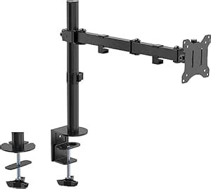SYGA Single Monitor Stand Arm Desk Mount Fully Adjustable Bracket ...
