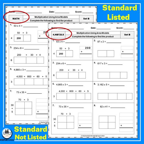 Area Model Multiplication Worksheets 的图像结果