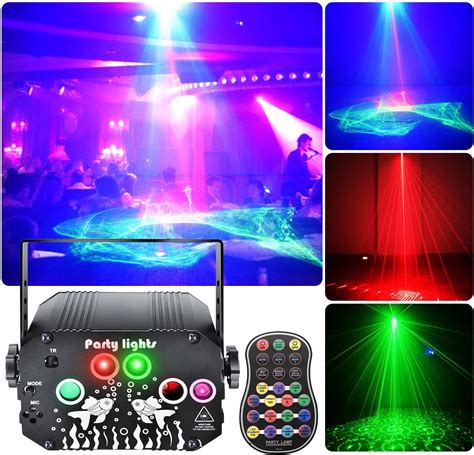 Amazon.com: Party Lights DJ Disco Lights, Voice Activated Laser Flash ...