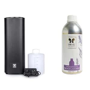 IRIS Celeste Professional Aroma Tower Diffuser Black with French ...