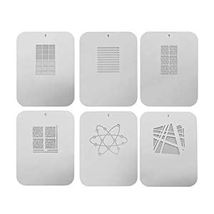 Buy Honeytecs 6pcs/Set Gobos Graphics Cards Metal Plates with Hollow ...