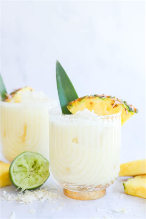 Pineapple Coconut Water Mocktail - Jihi Kitchen