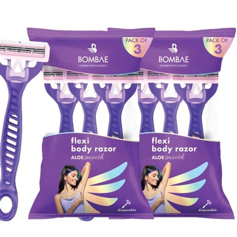 Bombae Razor for Women, Pack of 6 | Hair remover for women, Body Razor ...