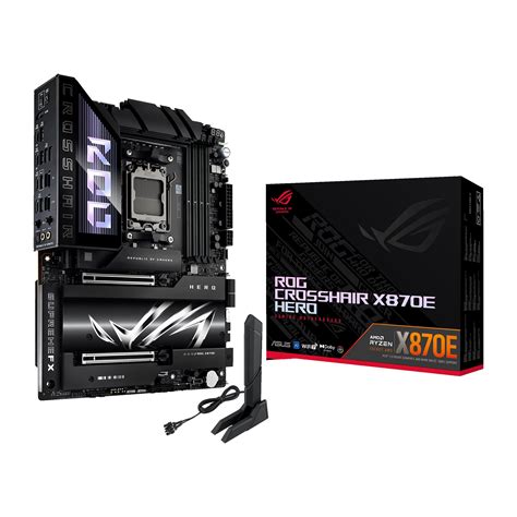 Amazon.com: ASUS ROG Crosshair X870E Hero AMD X870E AM5 ATX Motherboard ...