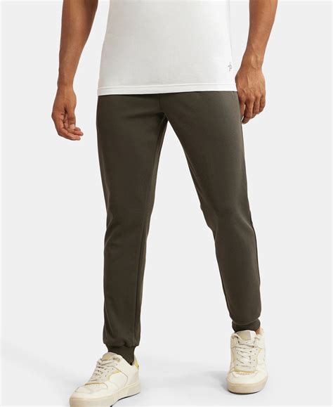 Buy Super Combed Cotton Rich Pique Slim Fit Jogger with Zipper Pockets ...