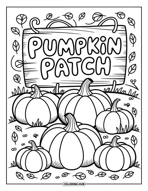 120+ Pumpkin Patch Coloring Pages for Kids & Adults (Free Printable PDFs)