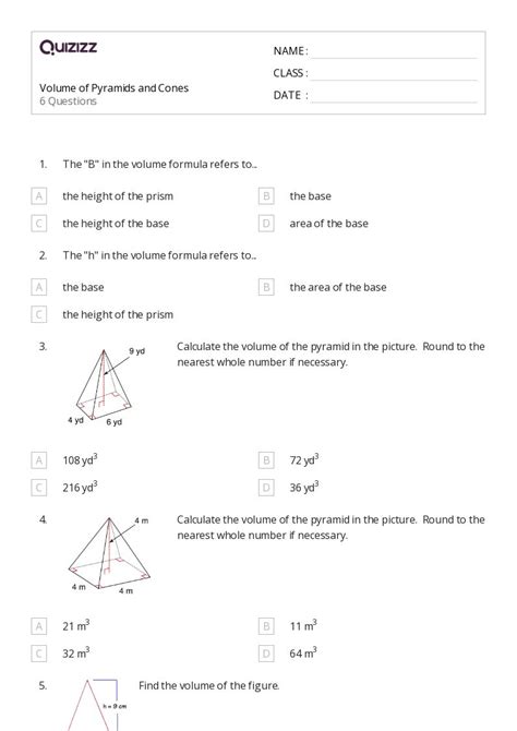 50+ Cones worksheets for 1st Class on Quizizz | Free & Printable