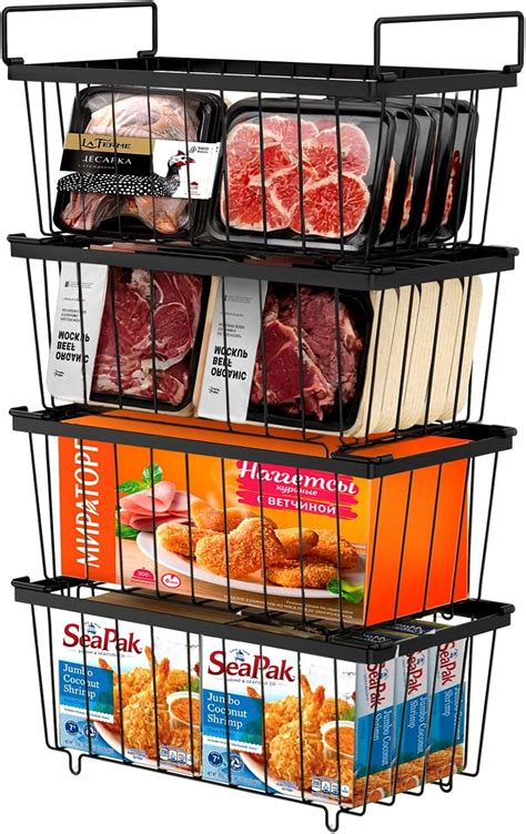 Image result for Freezer Baskets Stackable
