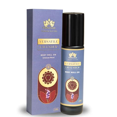 Buy Vrindaam Versatile Lavender Oil Body Roll On | Best For Mood ...