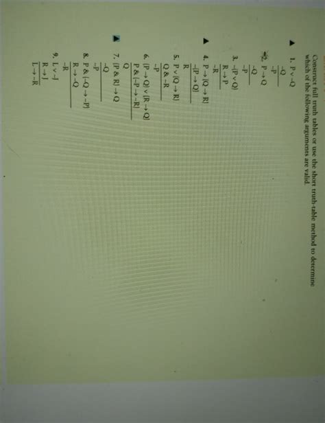 Image result for Short Truth Table Method