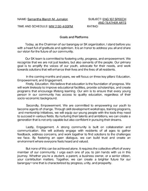 What Is Chairman Speech at Milla East blog