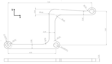 SolidWorks Deflection Analysis 的图像结果