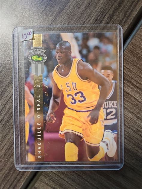 1992 Classic Four Sport Card | LP8 | Shaquille ONeal Rookie Card | Gold ...