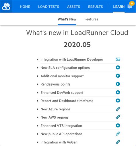 Load Runner OpenText 的图像结果