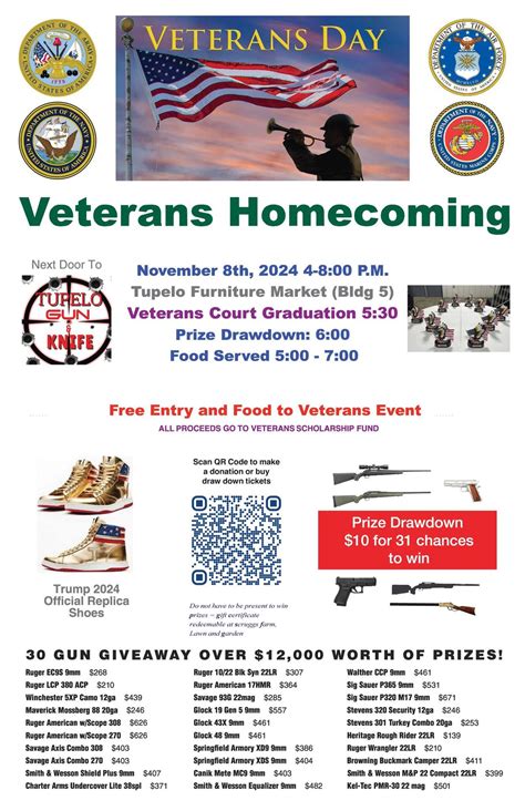 Roll Call! Veterans Homecoming, Tupelo Flea Market, 8 November 2024 ...