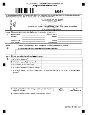 Prior Authorization Request Form - Express Scripts - Fill and Sign ...