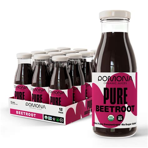 Pomona Organic Juices Beet Juice, 8.4 oz, 12 Pack - Walmart.com