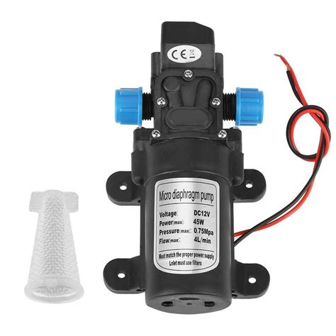 Self Priming Pump-DC 12V 45W Micro Diaphragm Self Priming Pump Low ...