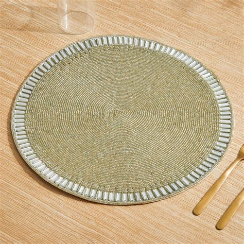 Buy Drake Harvey Beaded Placemat from Home Centre at just INR 699.0