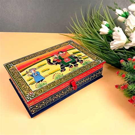 Buy Antique Wooden Jewelry Box For Home & Gift