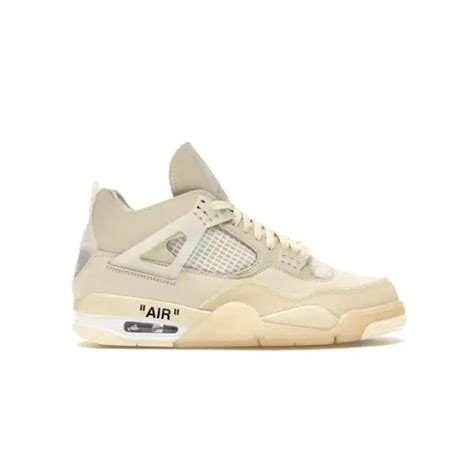 Buy Jordan 4 Retro Off-White Sail Sneakers – Hustle Culture