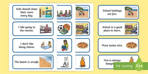 Generating Persuasive Sentences Prompt Cards (teacher made)
