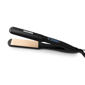 AGARO Elite Hair Straightener, Wide/Broad Plate, Keratin Infused ...