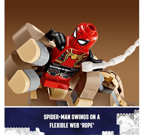 Lego Marvel SpiderMan Vs Sandman Final Battle Set 76280 Multicolour For ...