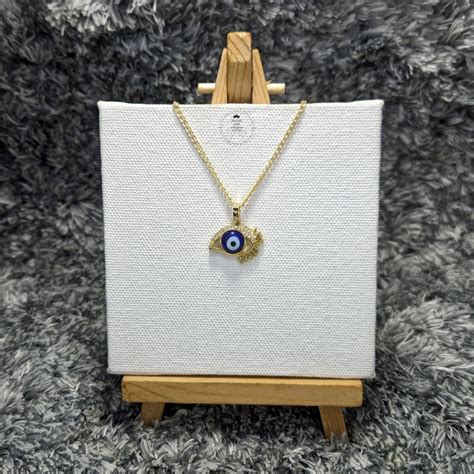 Evil Eye Pendant - Healing Aura Crystals