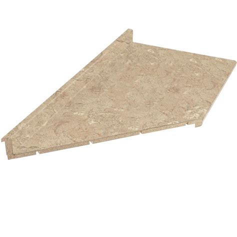 VT Dimensions Formica 25.5-in x 4.5-in Travertine Matte Left-Hand Miter ...